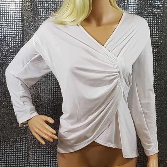 White Spandex Top w/ Gold Outer Chainmail SET - Picture 2 of 5